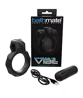 Bathmate Maximus Vibe 45 Cock Ring  Black