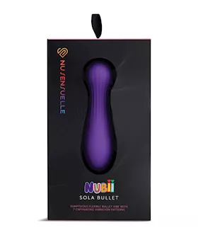 Nu Sensuelle Sola Nubii Flexible Bullet Purple