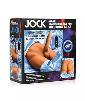 Curve Toys Jock Male Masturbator wThrusting Dildo