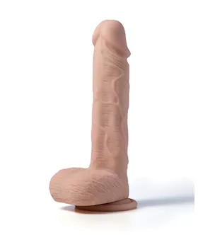 Paxton App Controlled Realistic 85quot Vibrating Dildo  Ivory