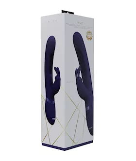 Shots Vive Mika Flapping Tongue Rabbit Vibrator  Purple