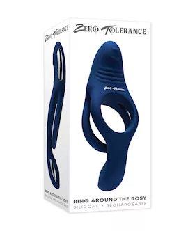 Zero Tolerance Ring Around the Rosy Cock amp Ball Vibrator  Blue