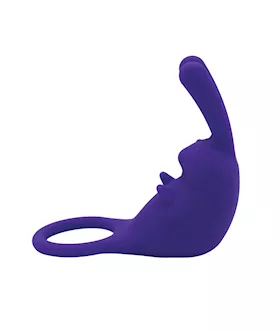 Natalie039s Toy Box The Cock Hopper Cock Ring amp Bullet Vibrator Purple
