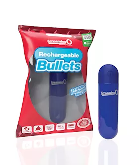 Screaming O Rechargeable Bullets Blue