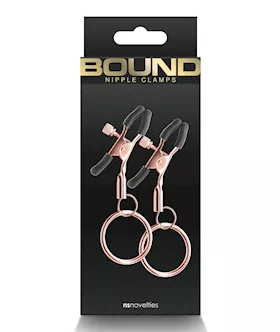 Bound C2 Nipple Clamps  Rose Gold