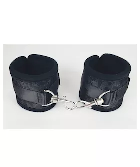 Spartacus Wrist Restraints  Neoprene Black