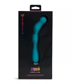 Nu Sensuelle Siren Nubii GSpot Vibe wHinge  Blue