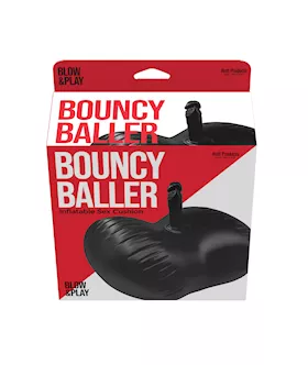 Bouncy Baller Inflatable Cushion wDildo amp Foot Pump