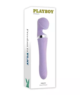 Playboy Pleasure Vibrato Wand Vibrator  Lilac