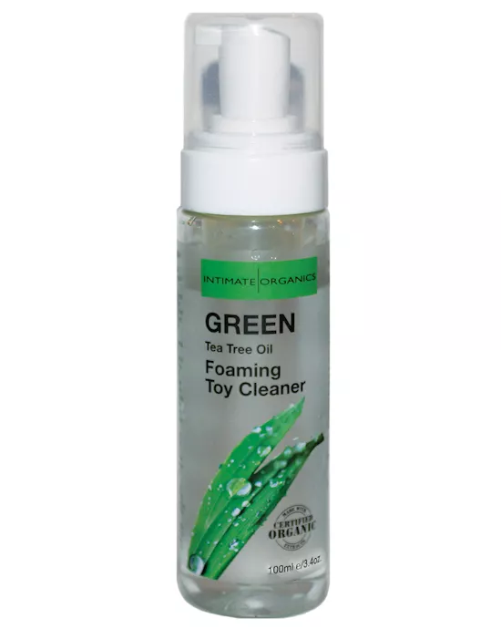 Intimate Earth Foaming Toy Cleaner - 100 ml Green Tea Tree Oil