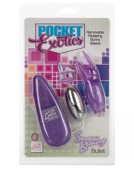 Pocket Exotics Snow Bunny Bullet - Purple