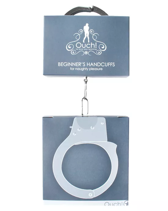 Shots Ouch Beginner Handcuffs - Metal