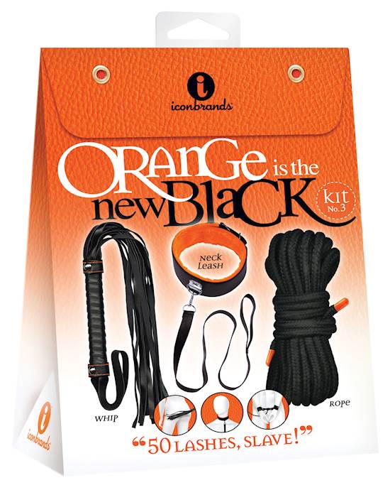 The 9039s Orange is the New Black Kit 3  50 Lashes Slave