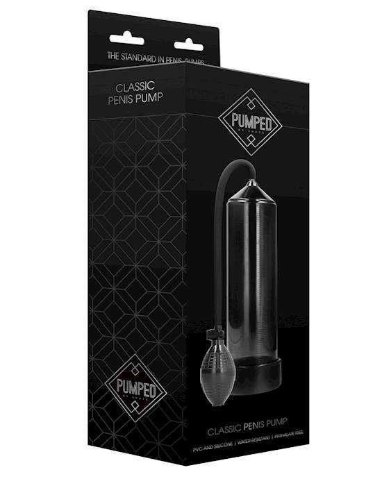 Shots Pumped Classic Penis Pump  Black