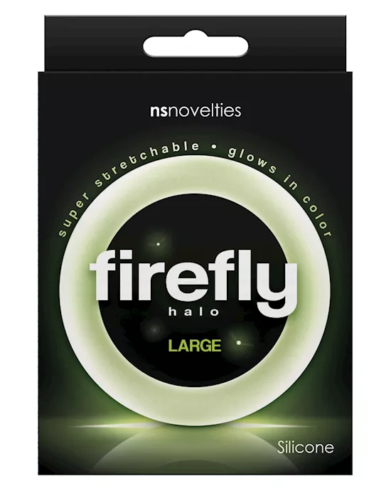 Firefly Halo Large Cockring - Clear