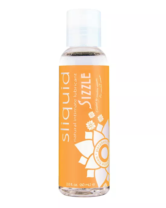 Sliquid Naturals Sizzle Lubricant - 2 Oz