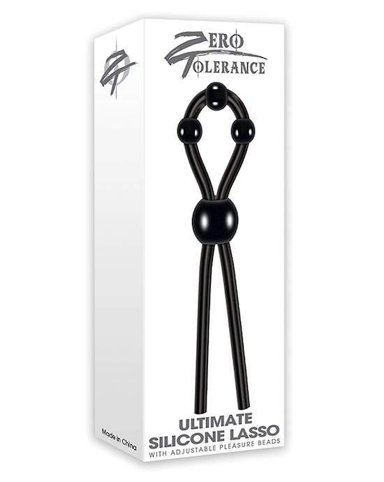 Zero Tolerance Ultimate Lasso Cock Ring  Black