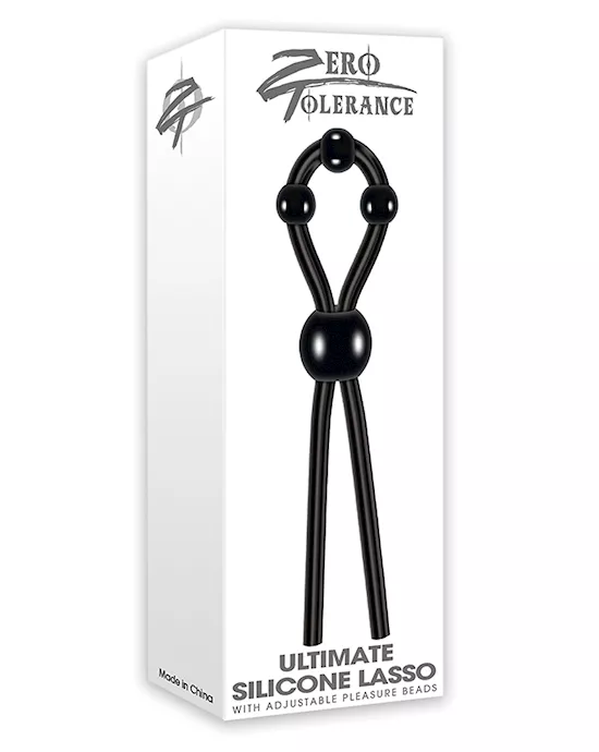 Zero Tolerance Ultimate Lasso Cock Ring - Black