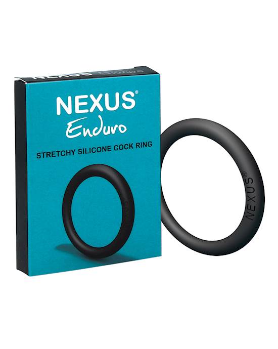 Nexus Enduro Silicone Cock Ring  Black