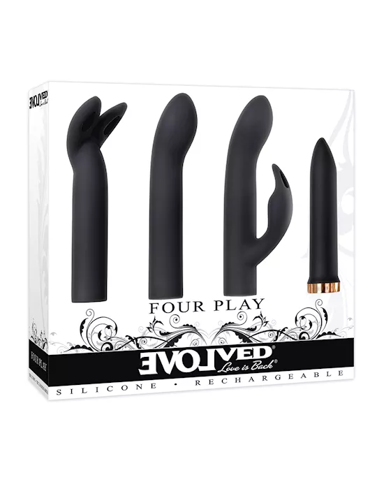 Evolved Four Play Kit - Black/Rose Gold