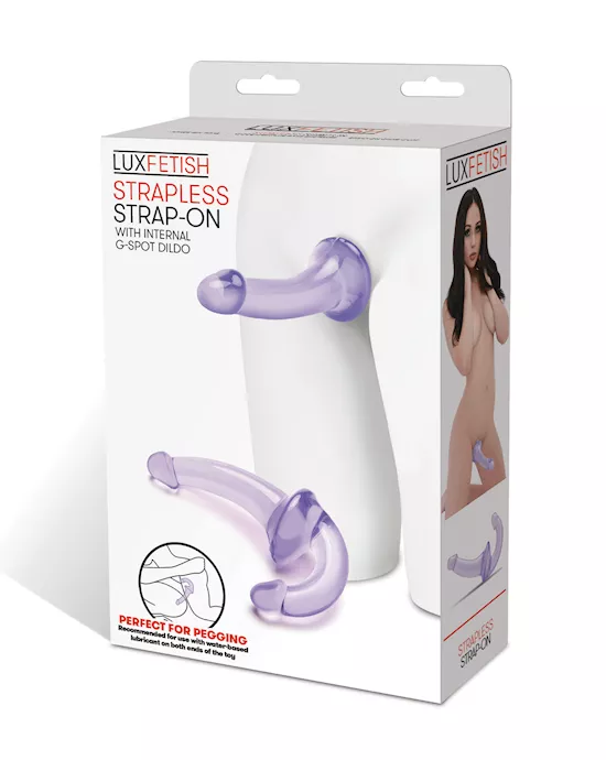 Lux Fetish Strapless Strap On - Purple