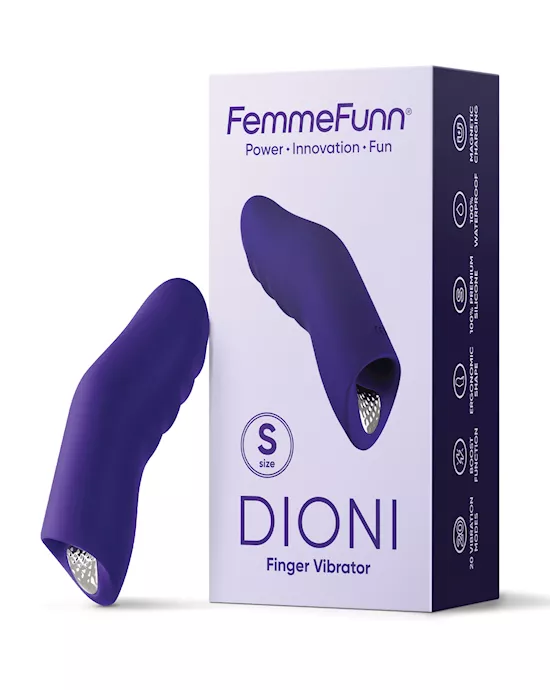 Femme Funn Dioni Wearable Finger Vibe - Small Dark Purple