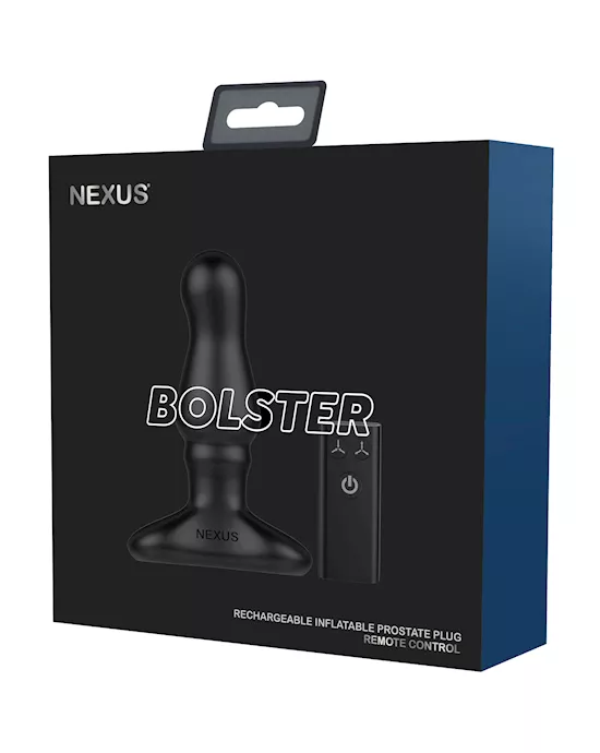 Nexus Bolster Butt Plug w/Inflatable Tip - Black