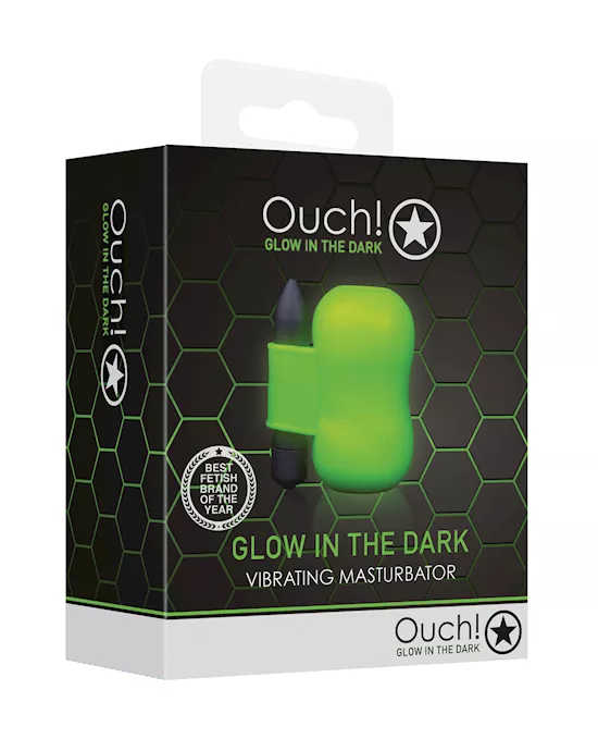 Shots Ouch Vibrating Masturbator - Glow in the Dark