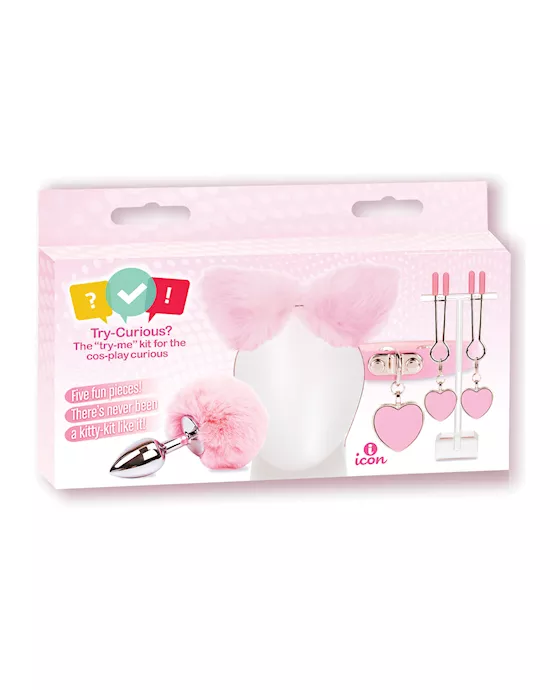 Try-curious Kitty Set - Pink