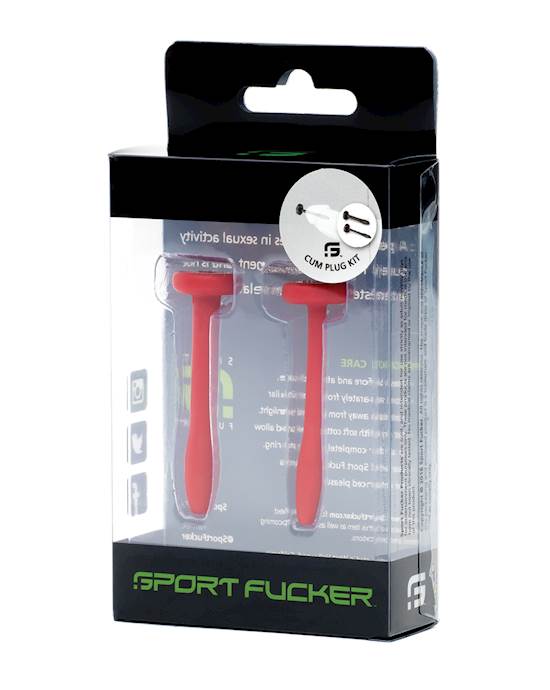 Sport Fucker Cum Plug Kit  Red