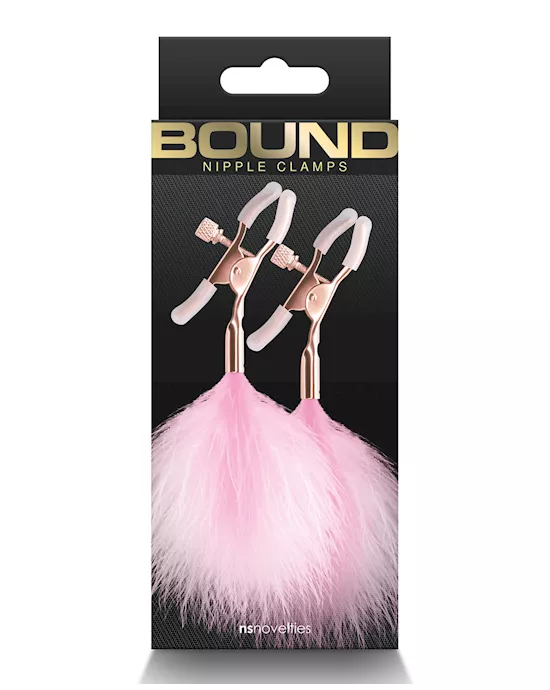 Bound F1 Nipple Clamps - Pink