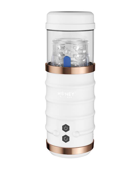 Warrior Auto Thrusting Male Masturbator  White