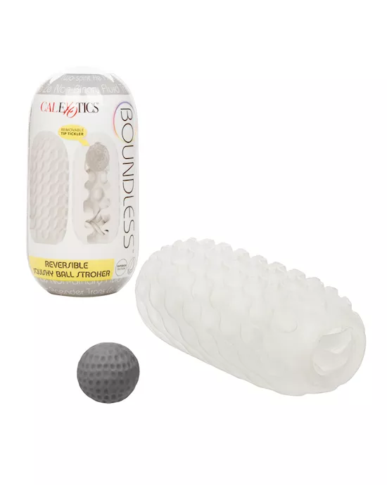 Boundless Reversible Squishy Ball Stroker - Smoke