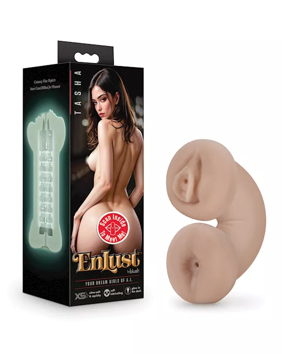 Blush Enlust Soft & Wet Glow-in-the-dark Pussy & Ass Stroker - Tasha