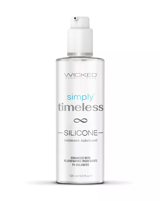 Wicked Sensual Care Simply Timeless Silicone Lubricant - 4 oz