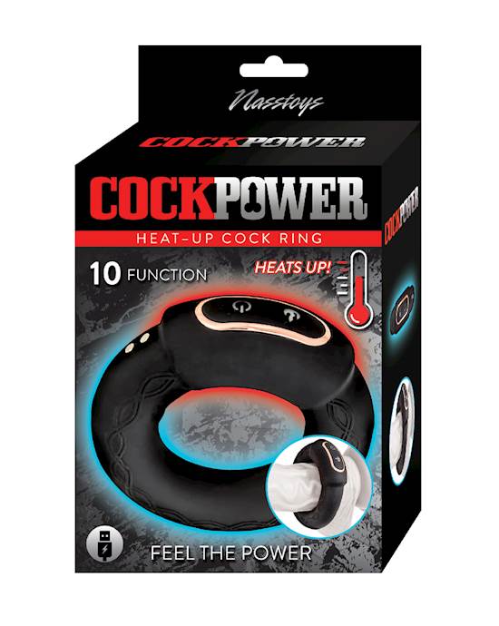 Cockpower Heat up Cock Ring  Black