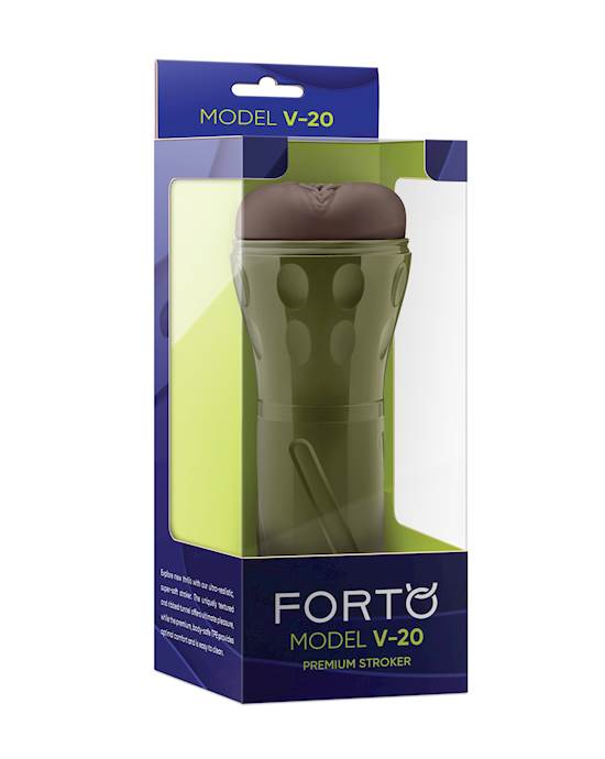 Forto Model V20 HardSide Vagina Masturbator  Dark