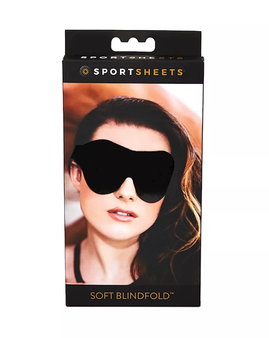 Sportsheets Soft Blindfold - Black